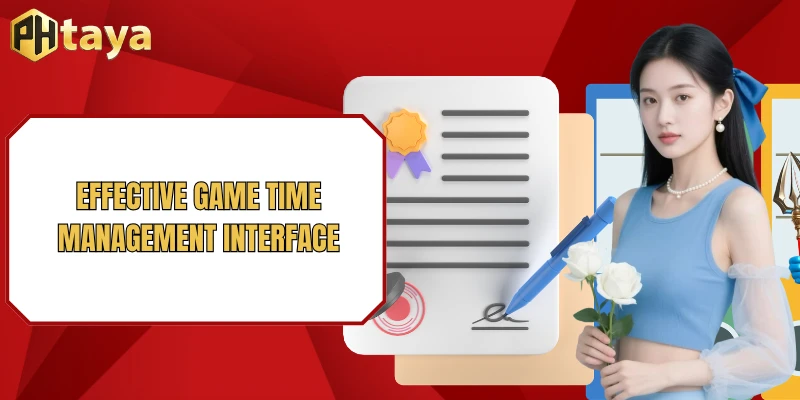 Effective game time management interface