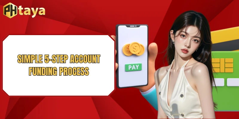 Simple 5-step account funding process