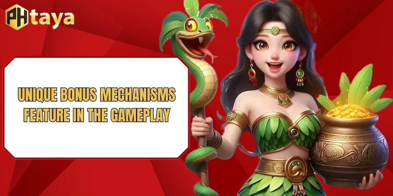 Unique bonus mechanisms feature in the gameplay